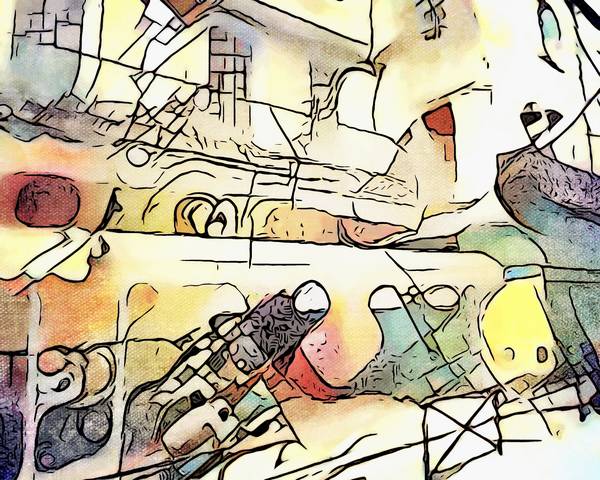 Kandinsky trifft Arles, Motiv 3 van zamart