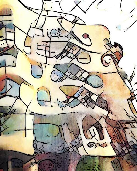 Kandinsky trifft Barcelona, Motiv 8 van zamart