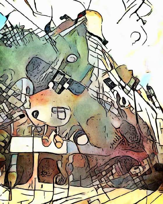 Kandinsky trifft Hundertwasser, Wien, Motiv 2 van zamart