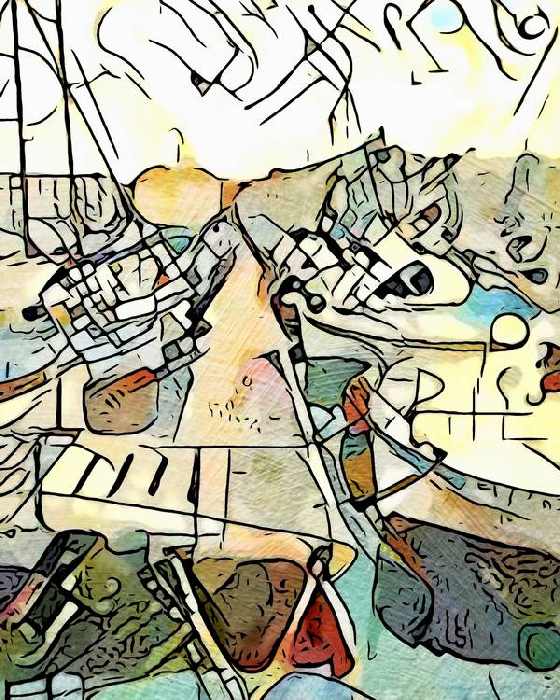 Kandinsky trifft Marseille, Motiv 10 van zamart