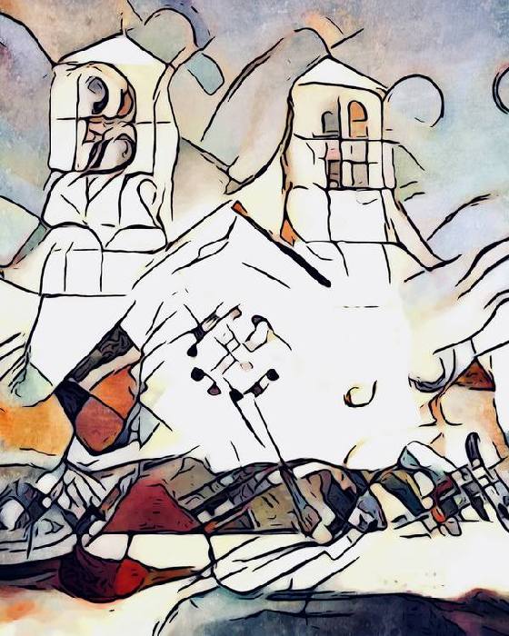 Kandinsky trifft Münster, Motiv 5 van zamart