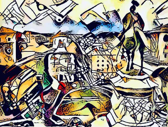 Kandinsky meets Rome 1 van zamart