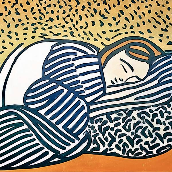 Schlafende Frau-Matisse inspired van zamart